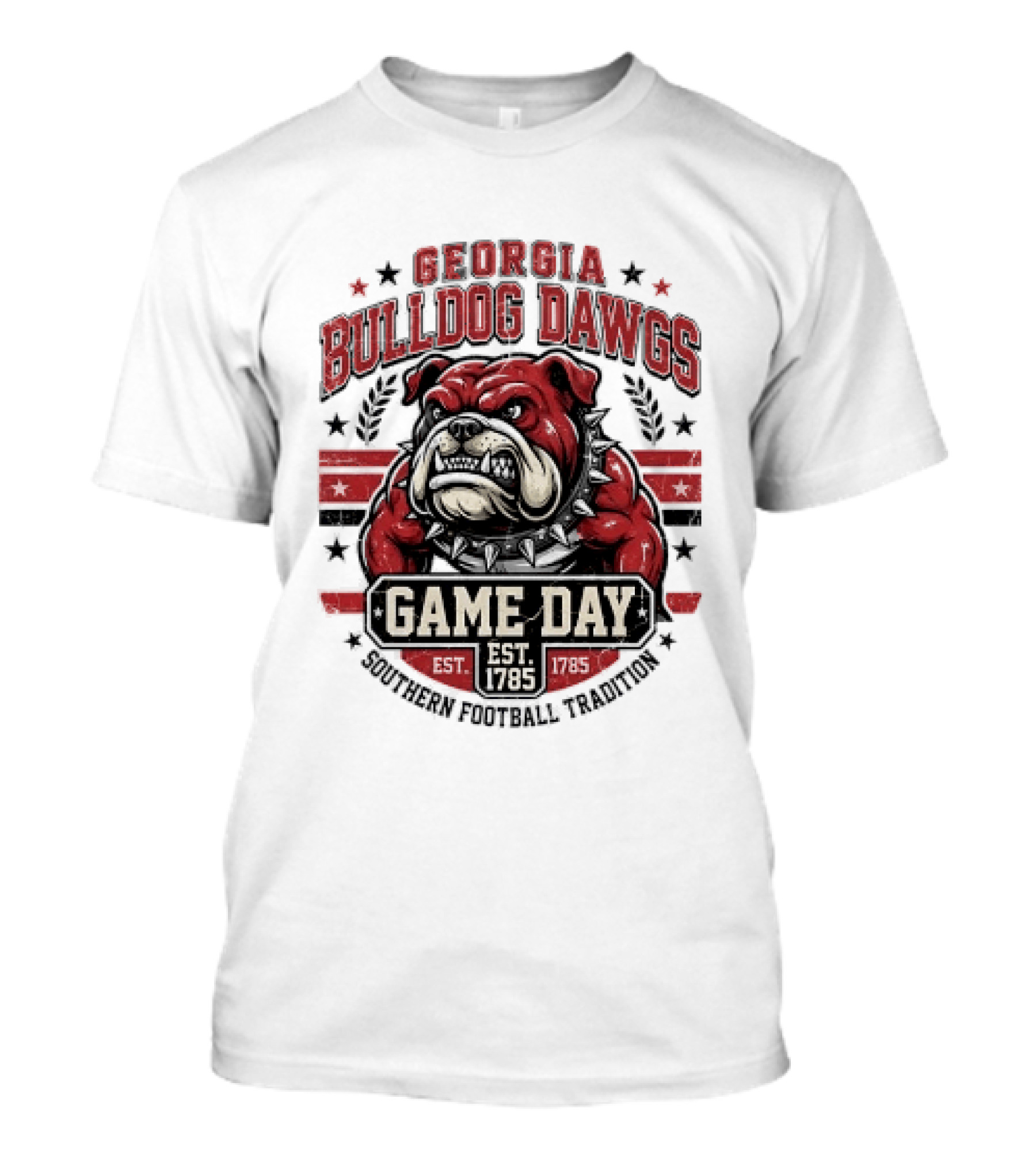 Georgia Bulldog Dawgs Game Day Tradition Est 1785 T-Shirt