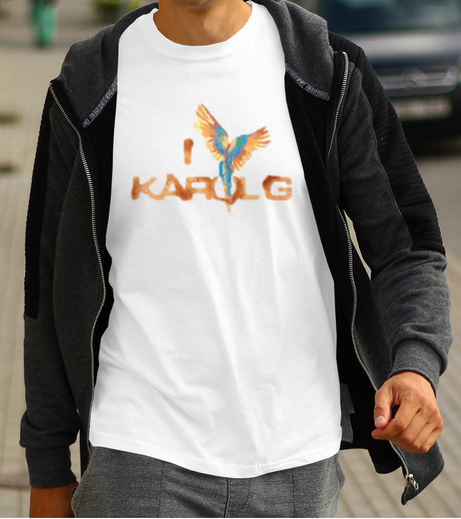 I Love Karol G Parrot Bird T-Shirt