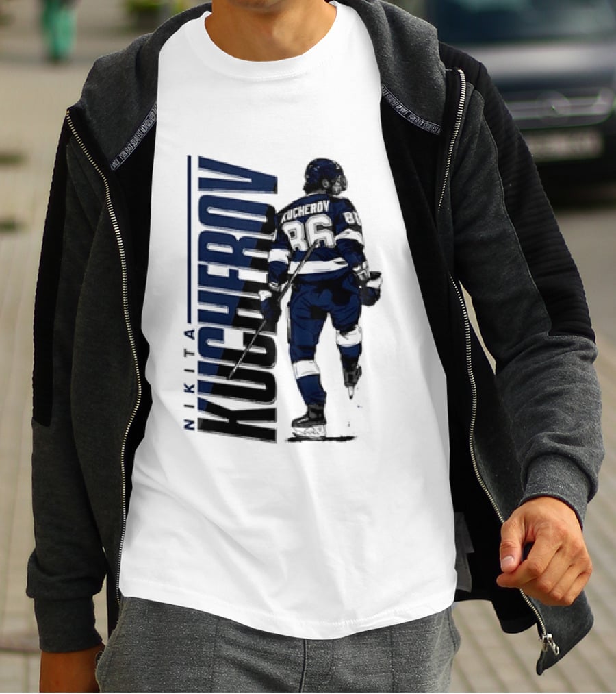 Nikita Kucherov Tampa Bay Lightning NHL Player Skating Number 86 T-Shirt