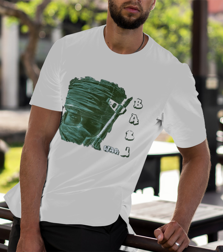 War Baby Soldier With Rifle And Turban T-Shirt