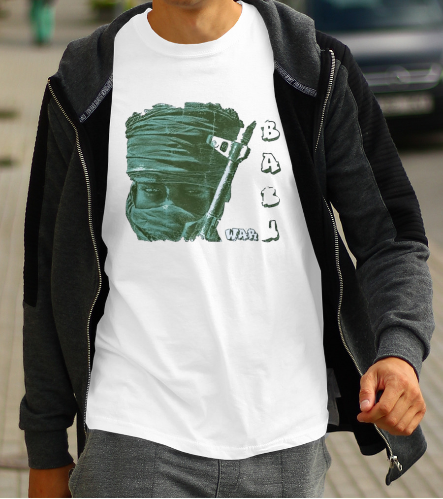 War Baby Soldier With Rifle And Turban T-Shirt