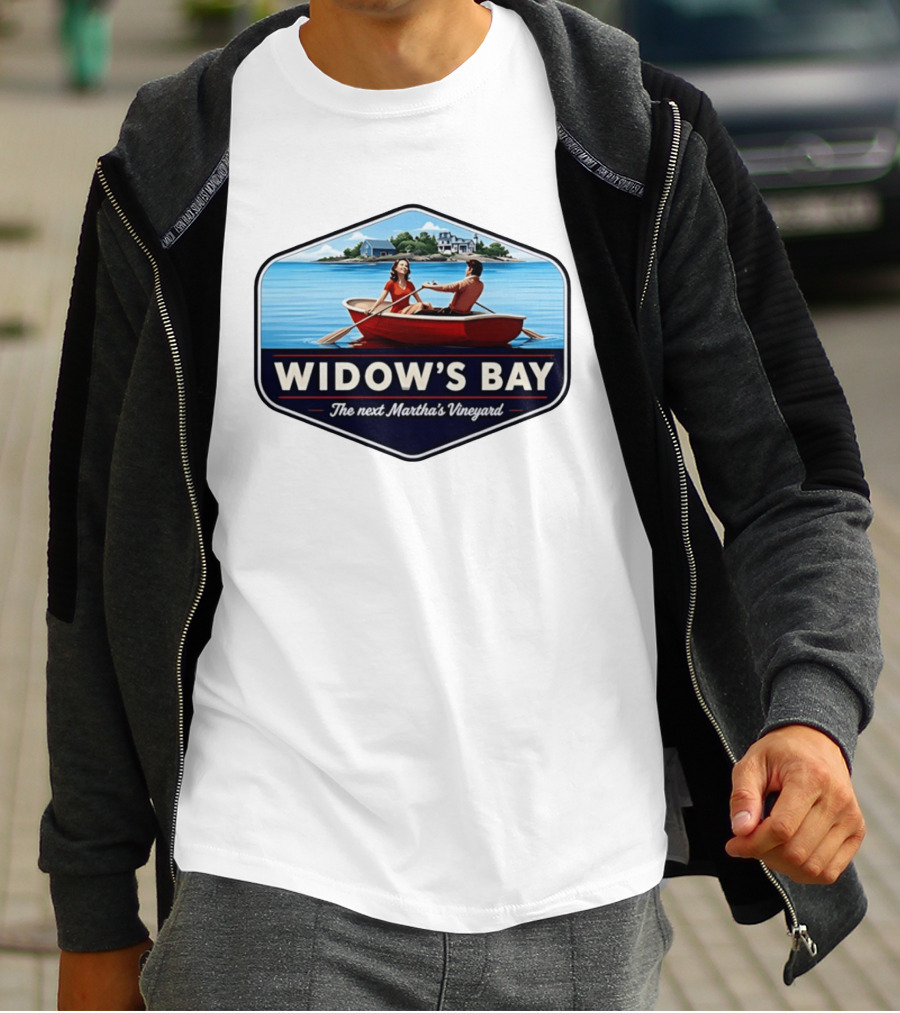 Widow's Bay Scenic Boating Couple The Next Martha's Vineyard T-Shirt