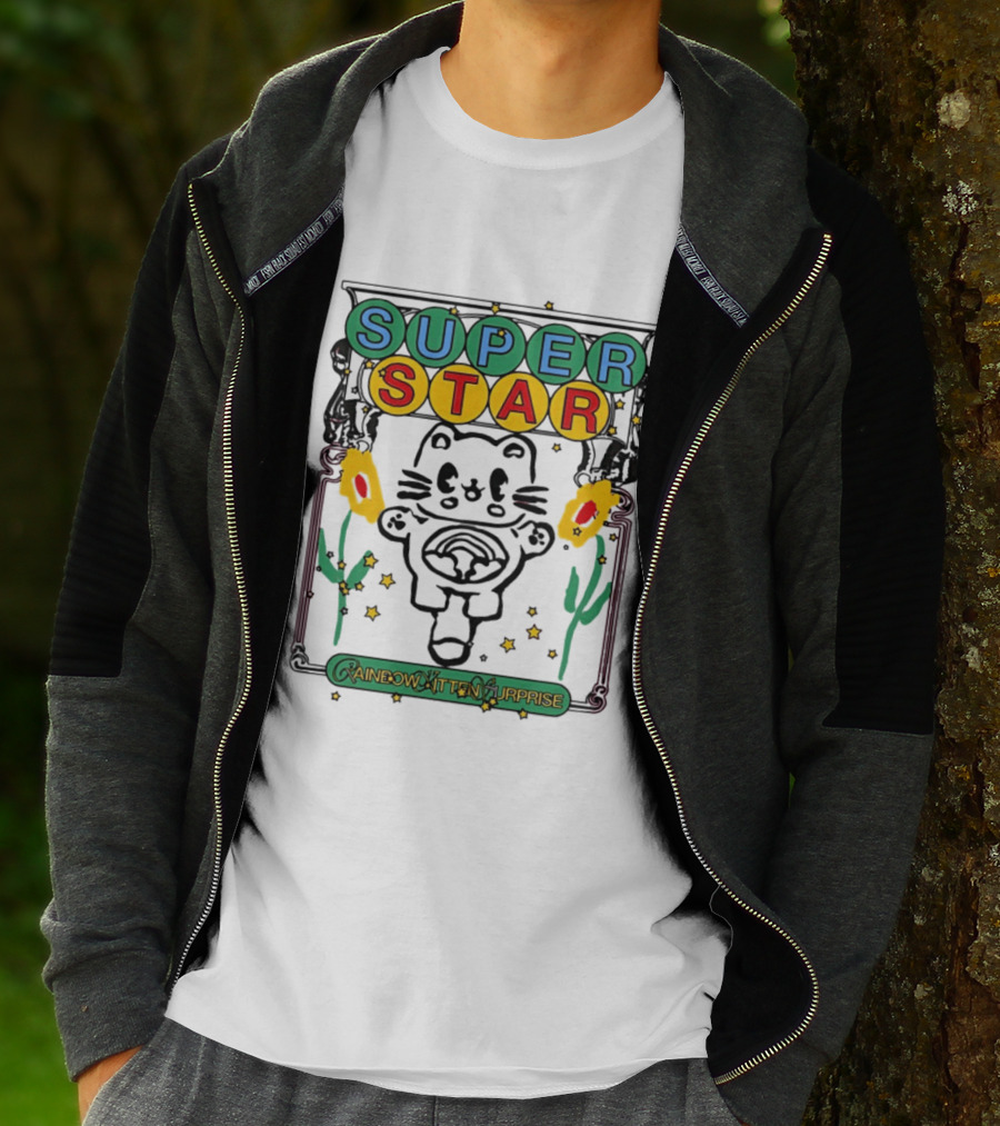 Super Star Rainbow Kitten Surprise RKS Indie Rock T-Shirt