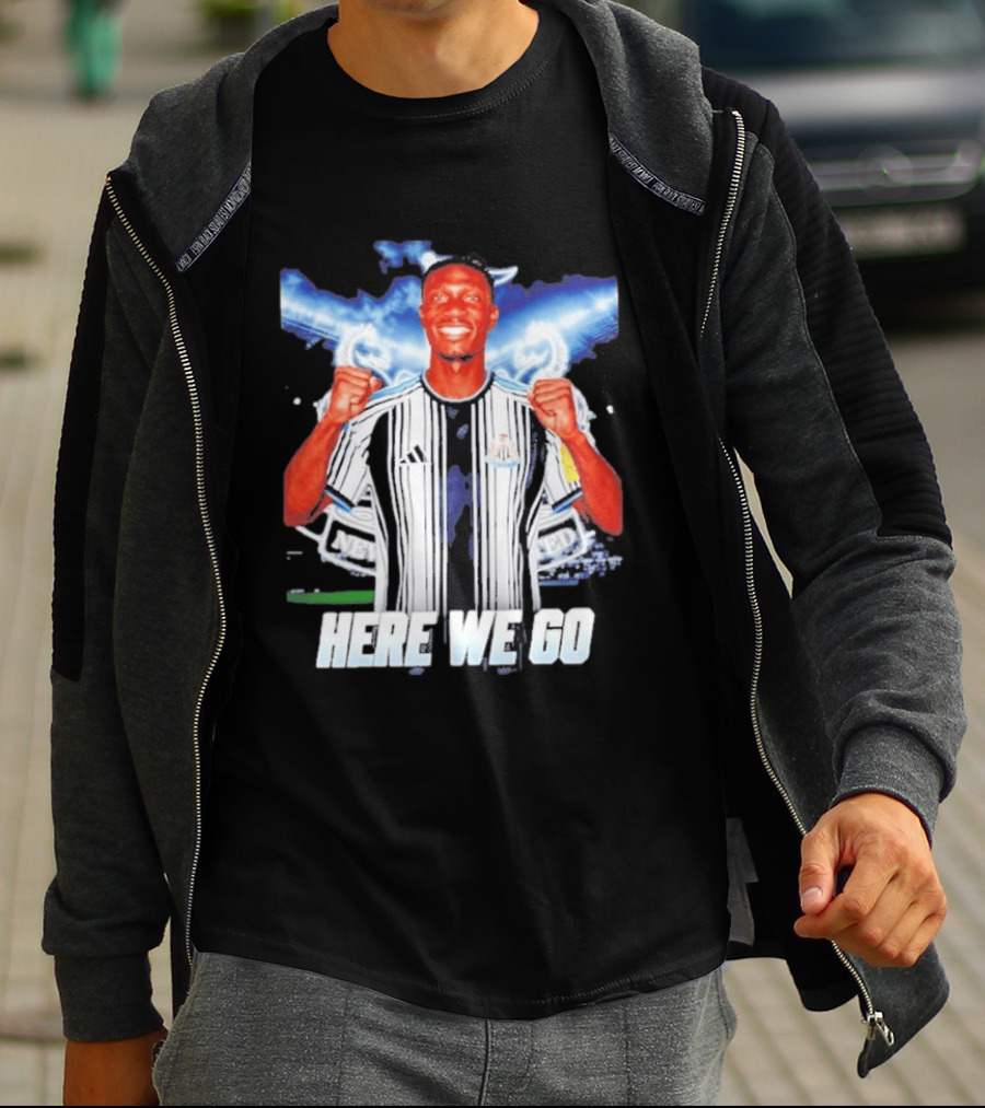 Aladji Bamba Newcastle United Here We Go T-Shirt