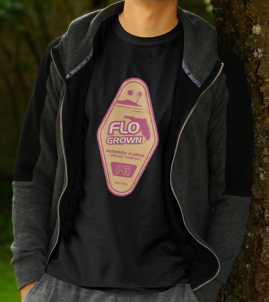 Flo Grown Authentic Florida Apparel Company Est 2011 T-Shirt