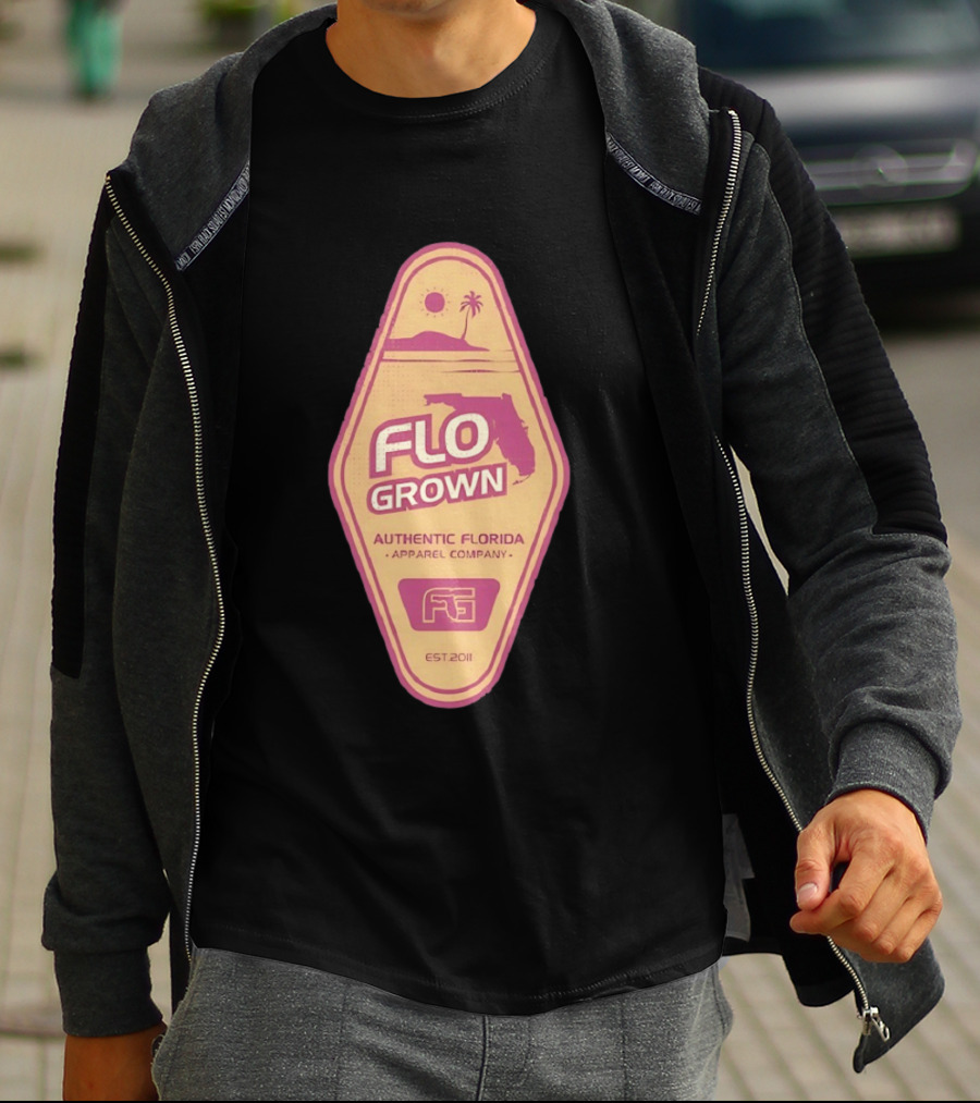 Flo Grown Authentic Florida Apparel Company Est 2011 T-Shirt