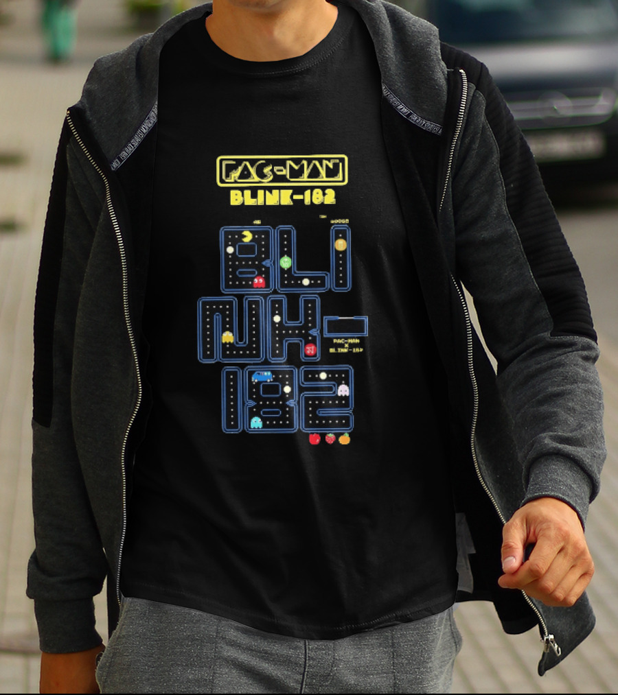 Pac Man Blink 182 Collaboration San Diego Comic Con 2026 T-Shirt