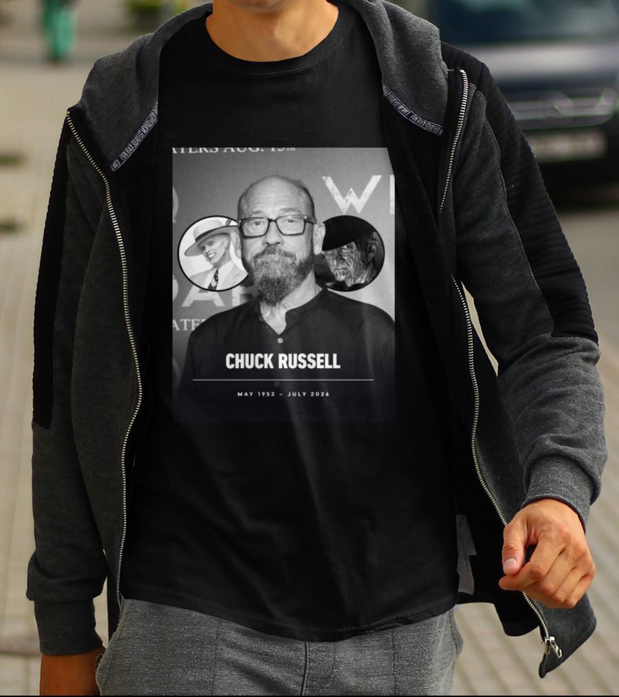 Chuck Russell May 1952 July 2026 The Mask Freddy Krueger T-Shirt