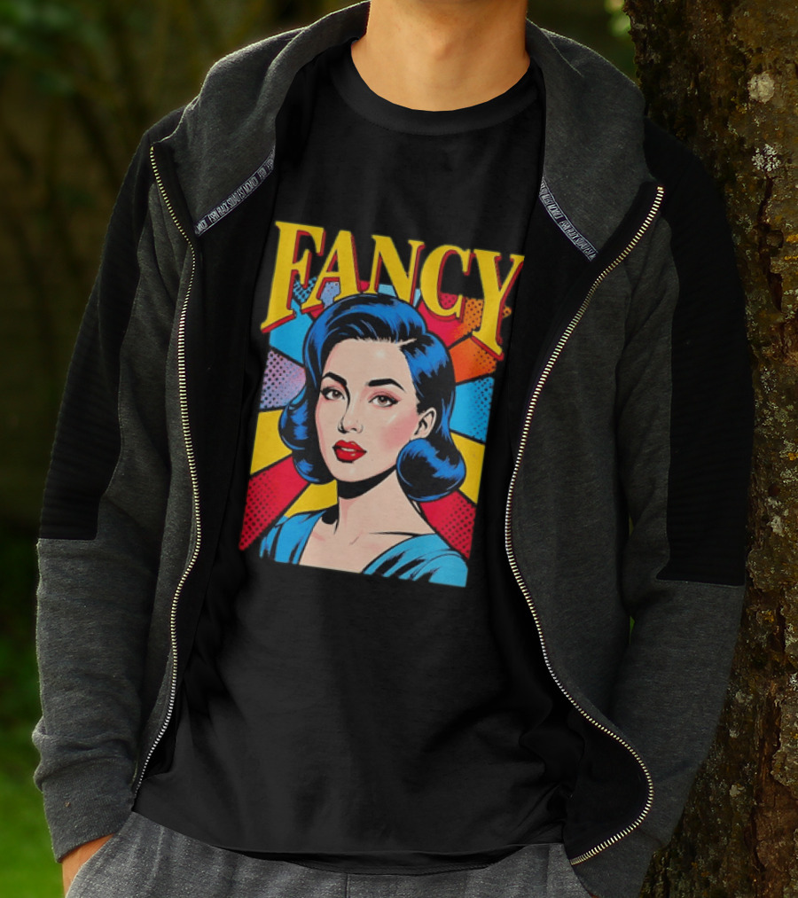Fancy Pop Art Comic Woman T-Shirt