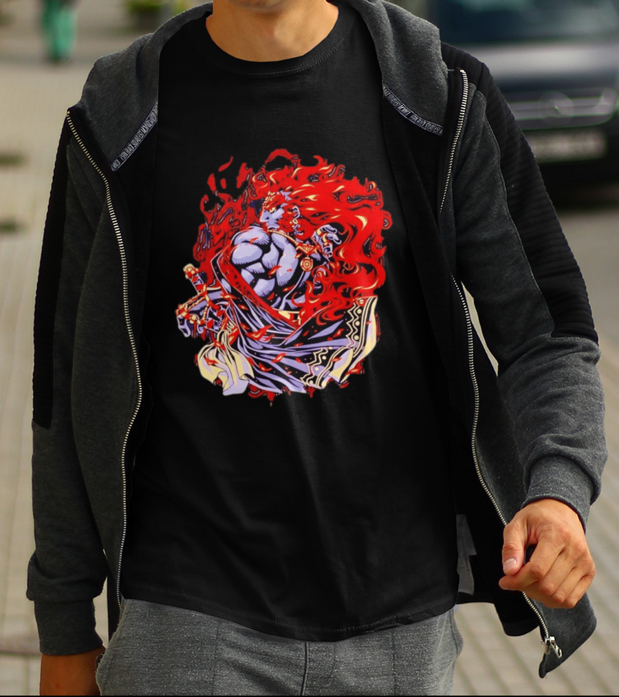 Ganondorf The Legend Of Zelda Dark King Of Gerudo Desert Fire Power T-Shirt