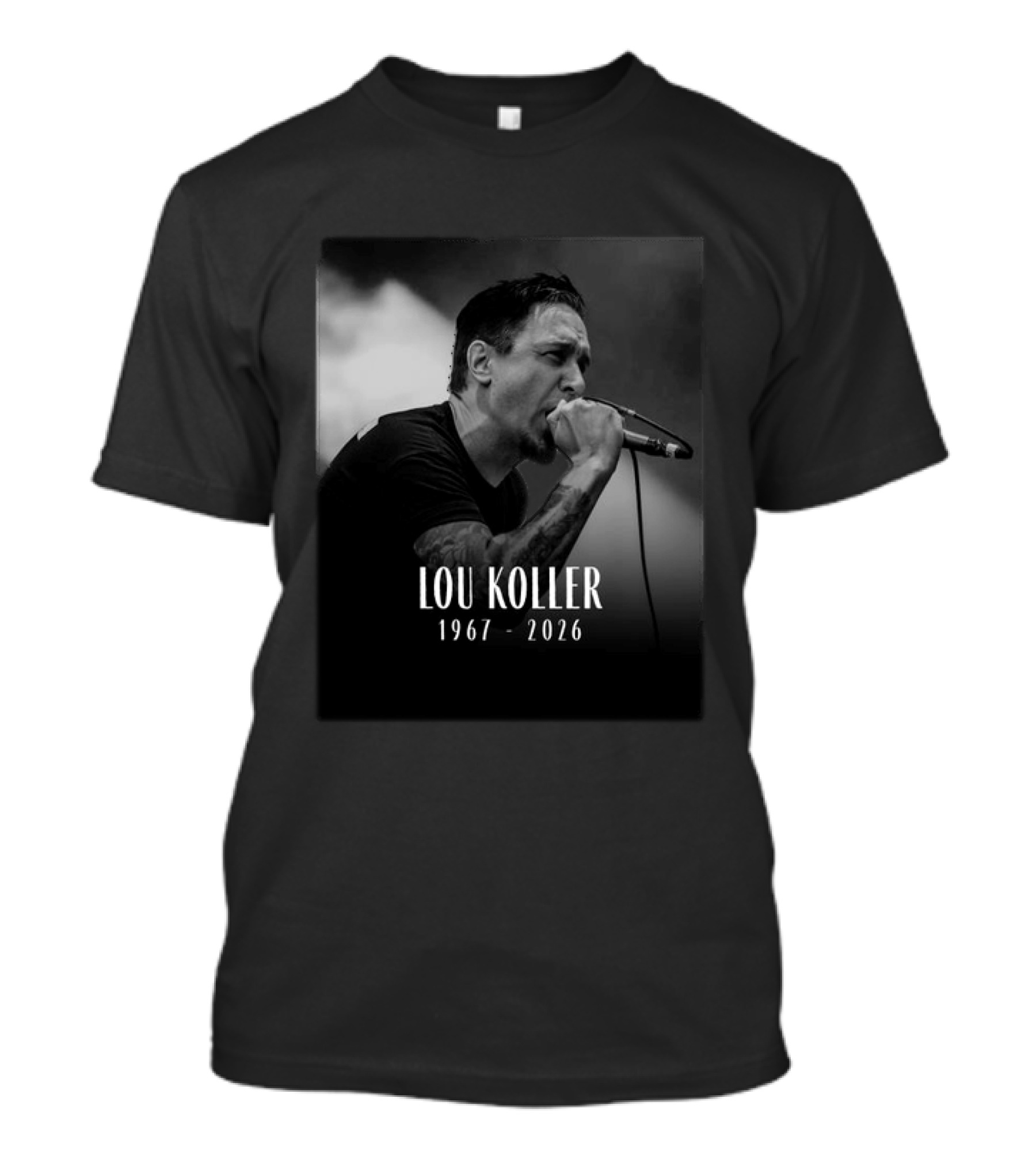 Lou Koller 1967 2026 Vocal Microphone Performance T-Shirt
