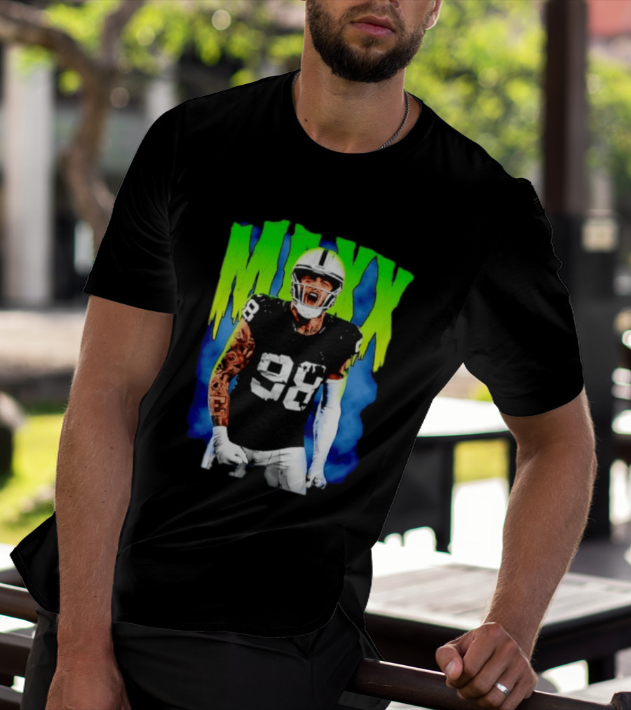 Maxx Crosby 98 Las Vegas Raiders Football Player Jersey T-Shirt