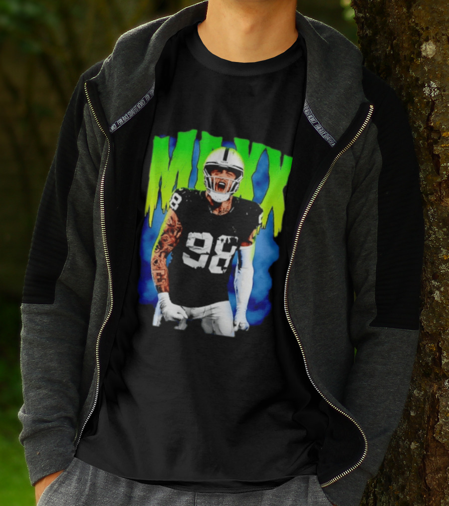 Maxx Crosby 98 Las Vegas Raiders Football Player Jersey T-Shirt