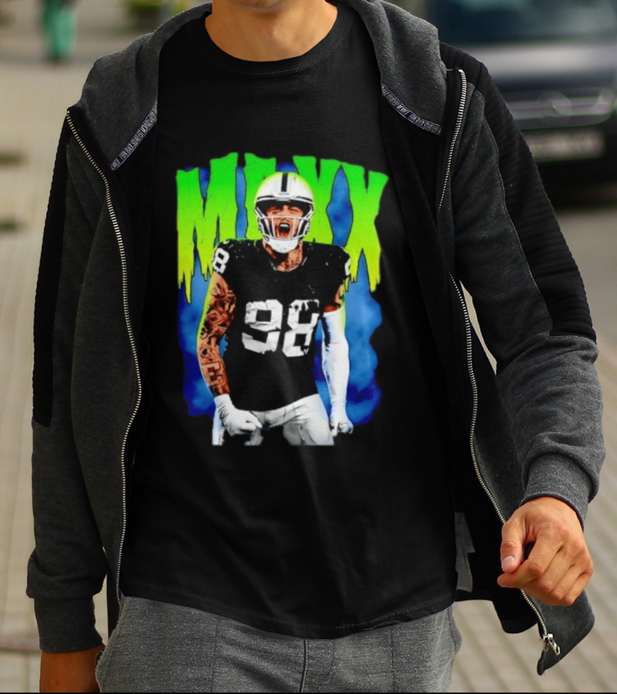 Maxx Crosby 98 Las Vegas Raiders Football Player Jersey T-Shirt