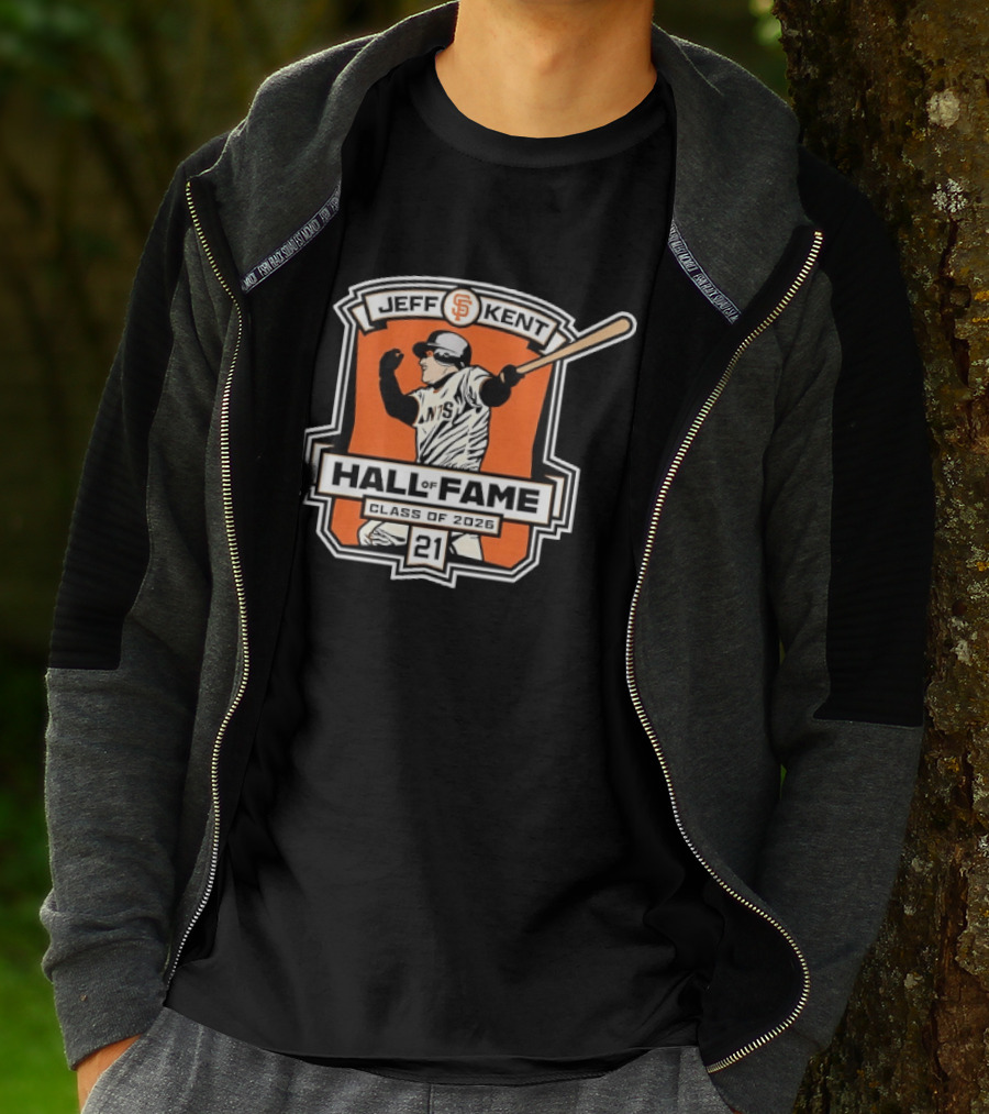 Jeff Kent San Francisco Giants Hall Of Fame Class Of 2026 Number 21 Baseball T-Shirt