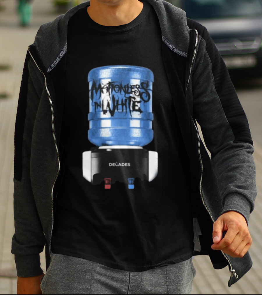 Motionless In White Coworker Band Of The Year Blue Water Cooler Decades T-Shirt