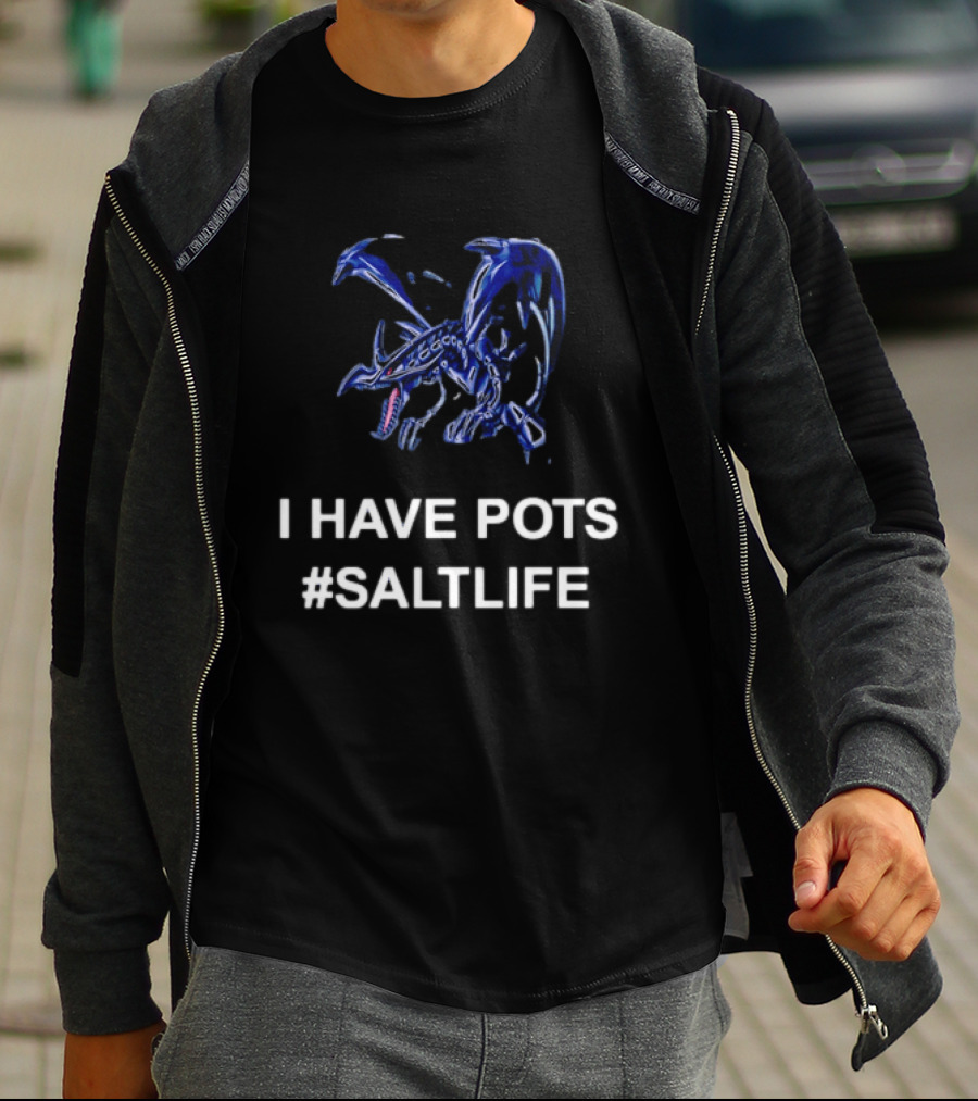 I Have POTS Red Eyes Black Dragon SaltLife T-Shirt