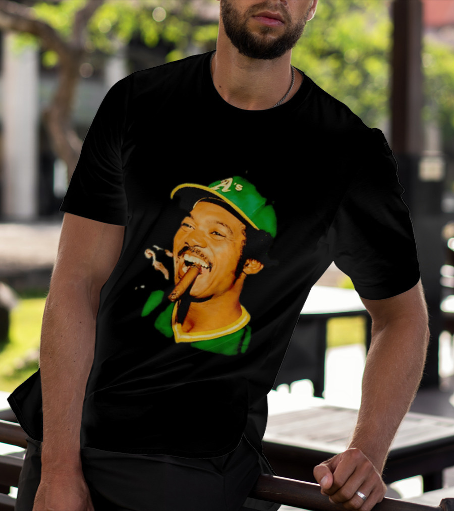 Reggie Jackson Mr October Oakland Athletics Vintage 70s Baseball Legend T-Shirt