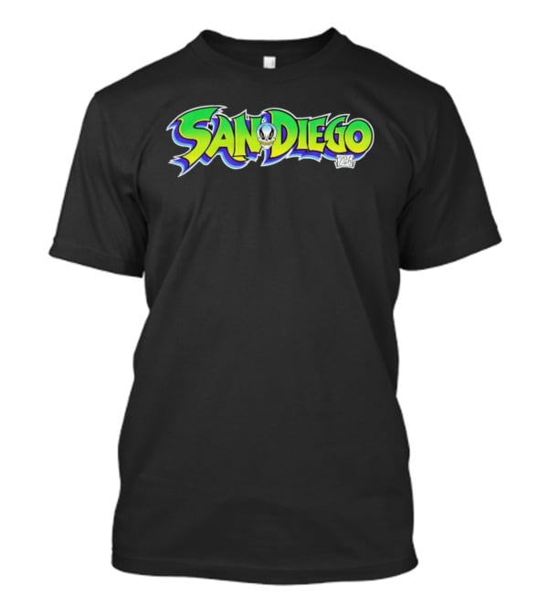 San Diego 2026 Skull Graffiti T-Shirt