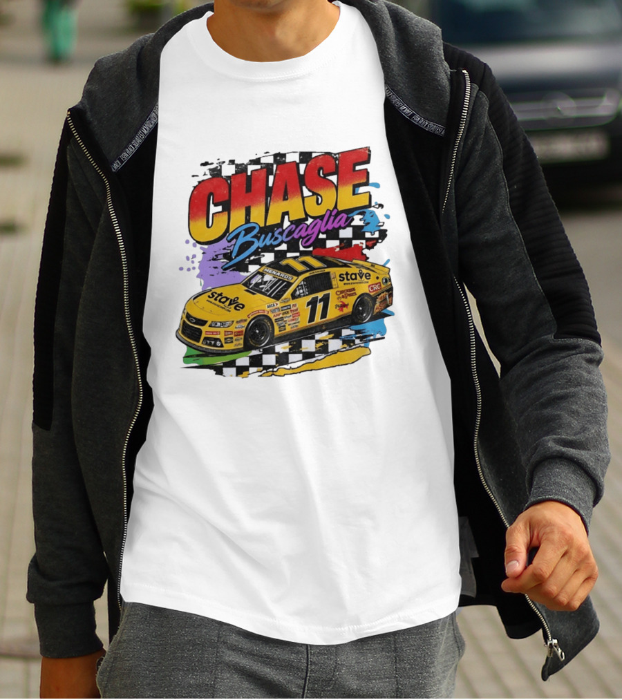 Chase Buscaglia Stave Racing Car 11 Bootleg T-Shirt