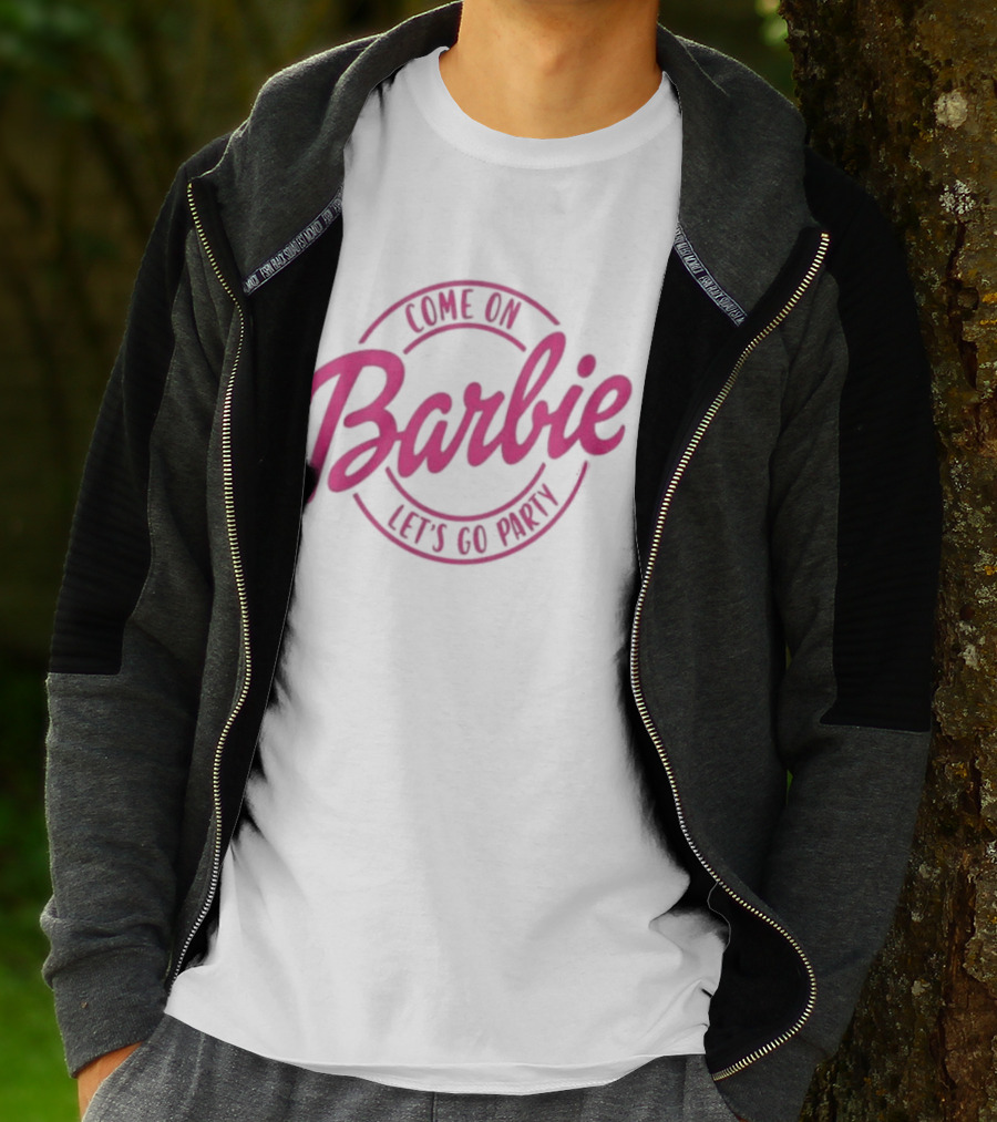 Come On Barbie Let's Go Party Pink T-Shirt