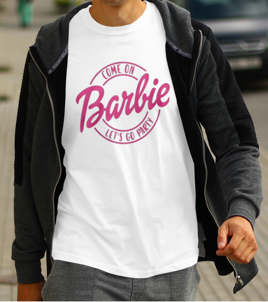 Come On Barbie Let's Go Party Pink T-Shirt