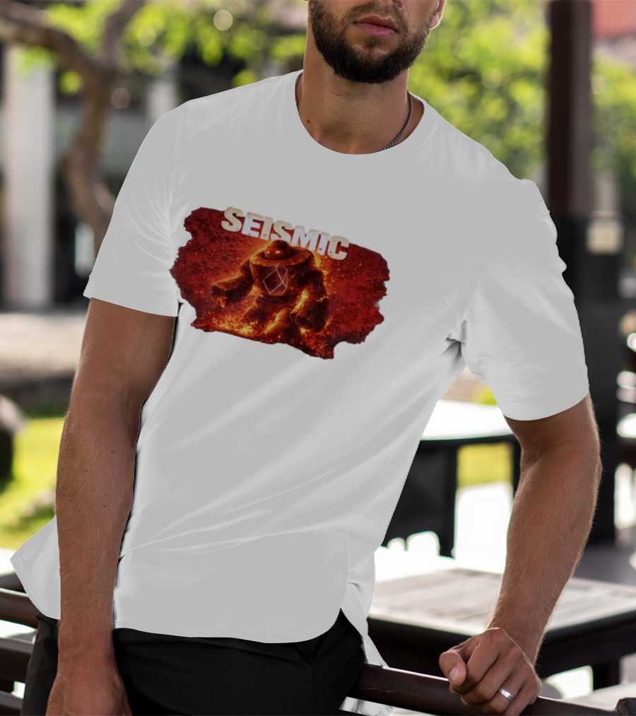 Seismic Magnitude Lava Golem Erupts With Power T-Shirt