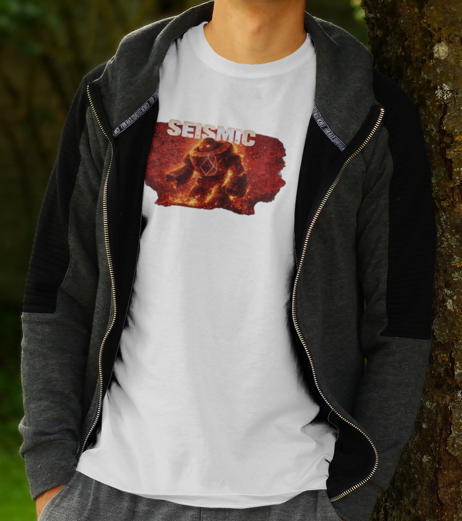 Seismic Magnitude Lava Golem Erupts With Power T-Shirt