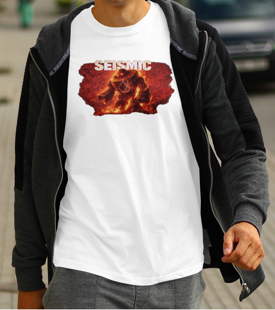 Seismic Magnitude Lava Golem Erupts With Power T-Shirt