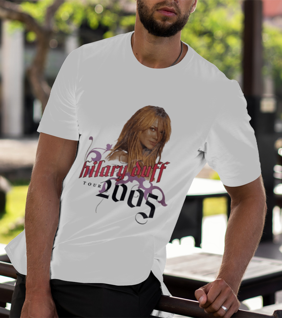 Hilary Duff Tour 2005 Y2K Vintage Style Nostalgia Pop T-Shirt