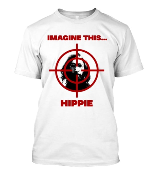 Imagine This Hippie With Target Overlay T-Shirt