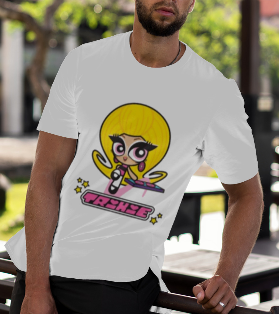 Trixie Mattel Spd Babydoll Pink Cartoon Character Stars T-Shirt