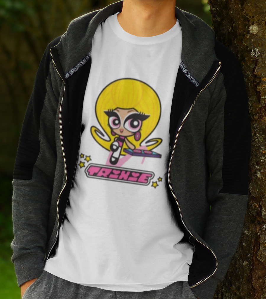 Trixie Mattel Spd Babydoll Pink Cartoon Character Stars T-Shirt