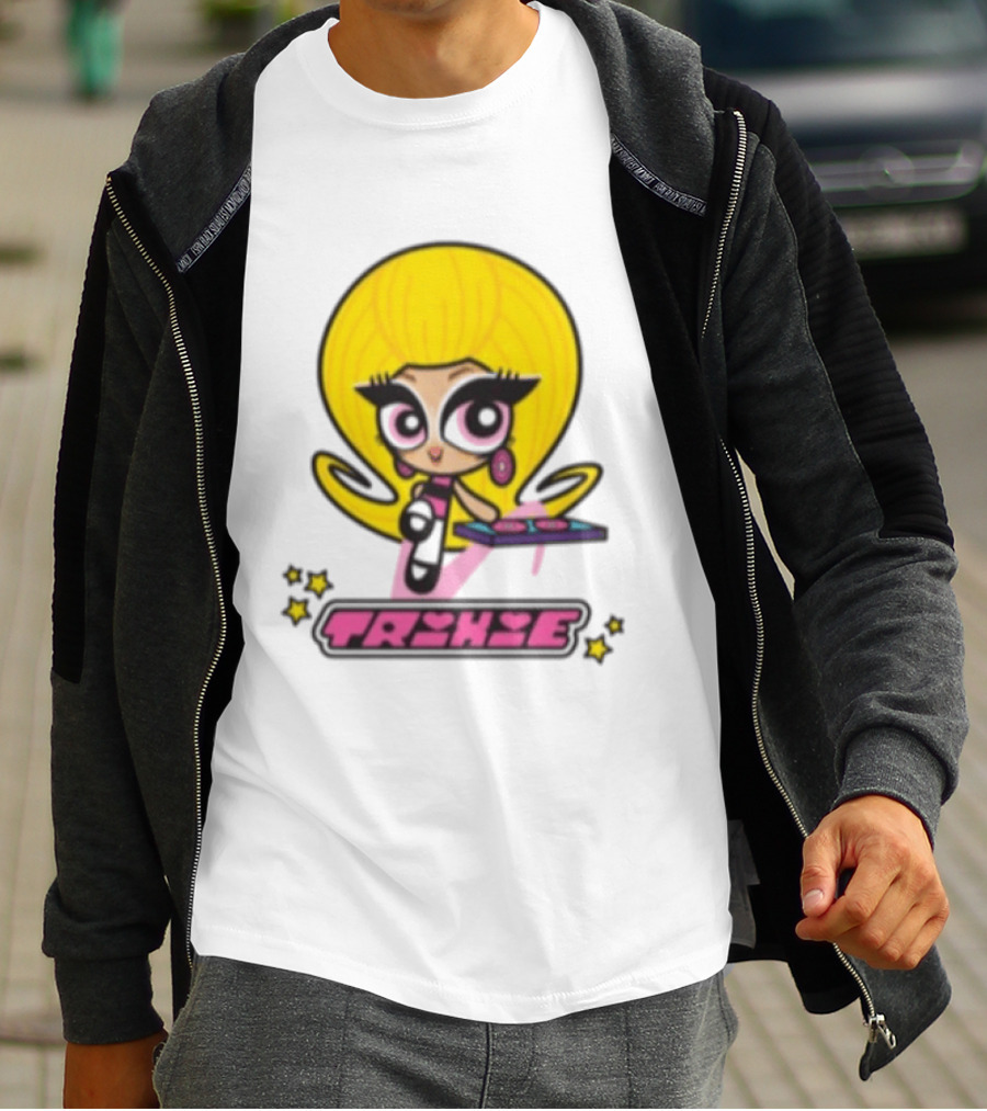 Trixie Mattel Spd Babydoll Pink Cartoon Character Stars T-Shirt