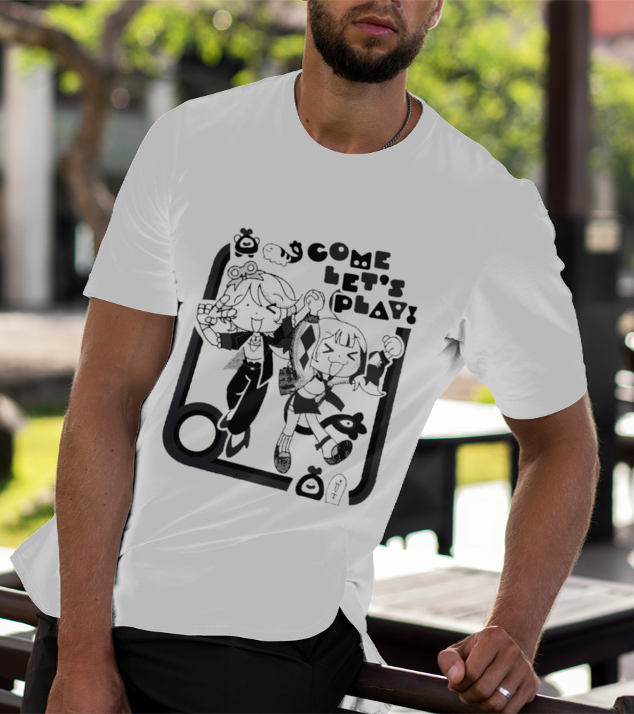 Tsukasa Tenma Emu Otori Project Sekai Come Let's Play Fun T-Shirt