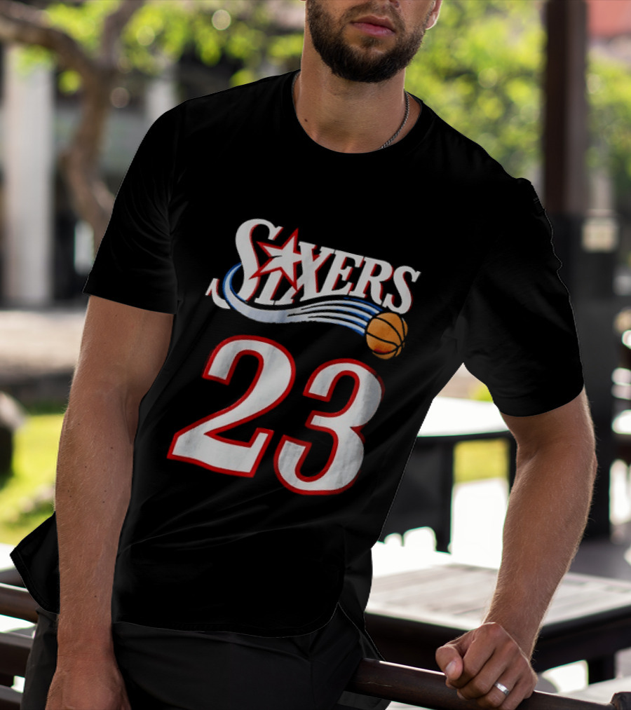 Philadelphia 76ers Number 23 Sixers Basketball Jersey T-Shirt