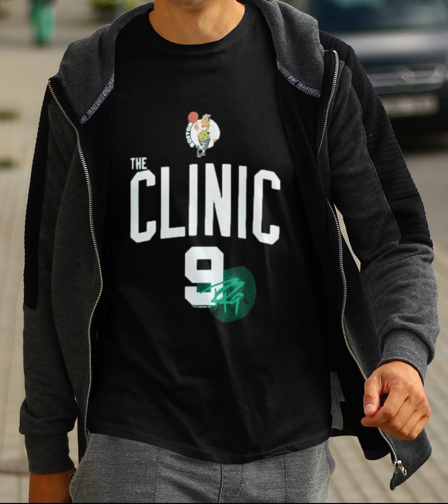 Boston Celtics The Clinic 9 Rajon Rondo Signature T-Shirt