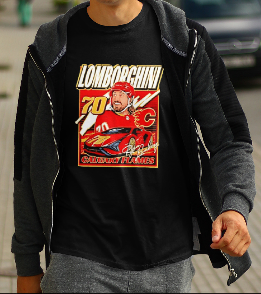 Lomborghini Ryan Lomberg 70 Calgary Flames T-Shirt