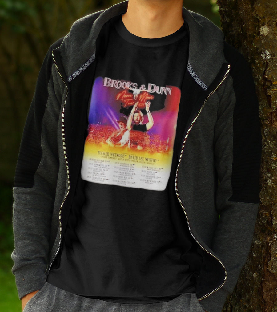 Brooks & Dunn Neon Moon Tour 2026 Tucker Wetmore David Lee Murphy Country Concert Events And Dates T-Shirt