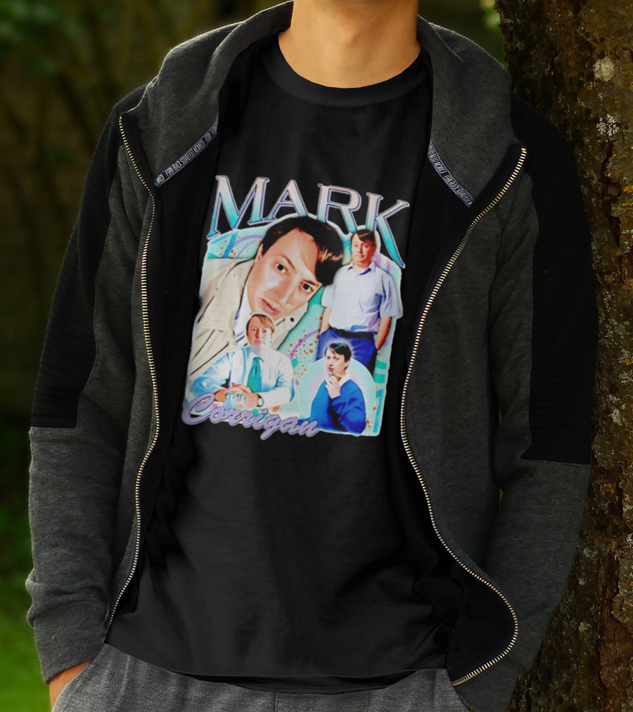 Mark Corrigan Peep Show Character Collage T-Shirt