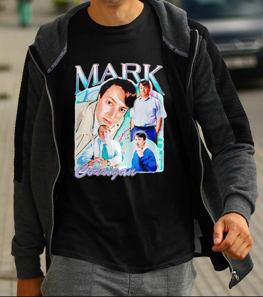 Mark Corrigan Peep Show Character Collage T-Shirt