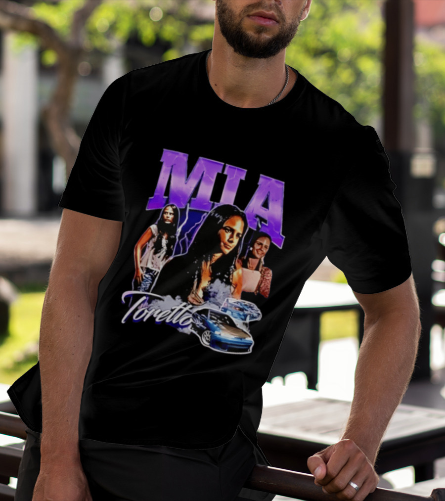 Mia Toretto Fast And Furious Movie Character Car Scene T-Shirt