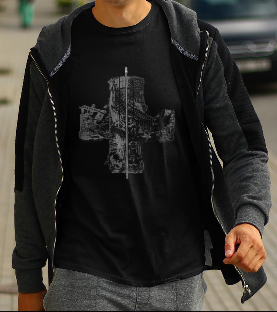 Sofaygo Mania Skull Zip T-Shirt