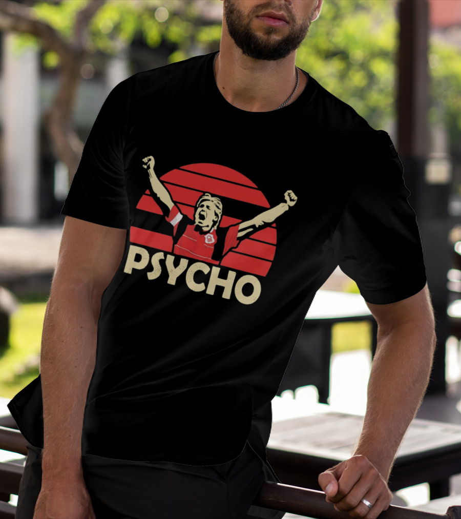 Stuart Pearce Nottingham Forest Psycho Footballer T-Shirt