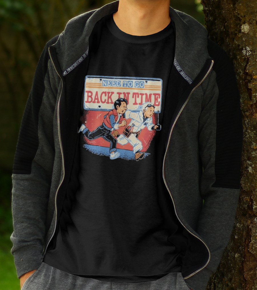 Need To Go Back In Time Retro Adventure T-Shirt