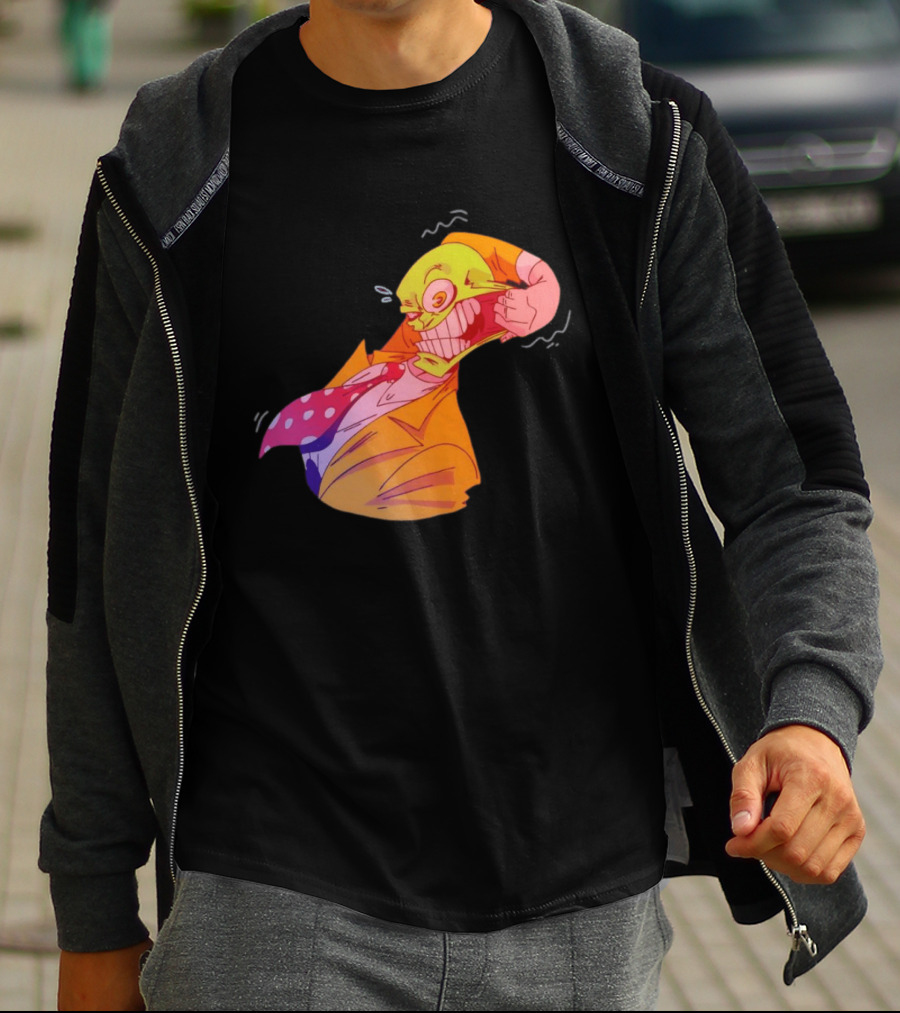 The Mask Dark Horse Comics Face Stretch Iconic Character Pose T-Shirt
