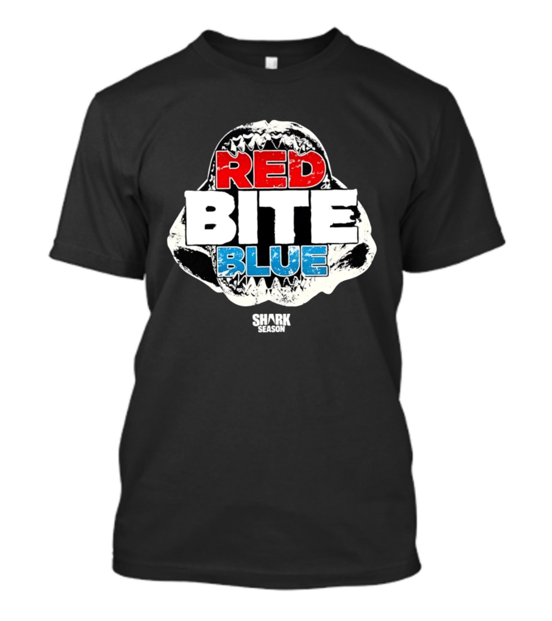 Red Bite Blue Shark Season Ocean Marine Life T-Shirt
