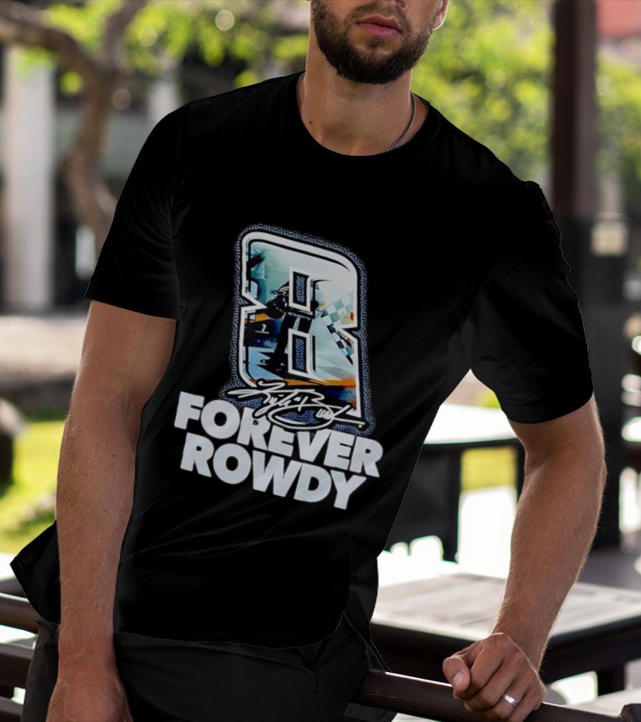 KFB 8 Forever Rowdy NASCAR Racing Plaid T-Shirt