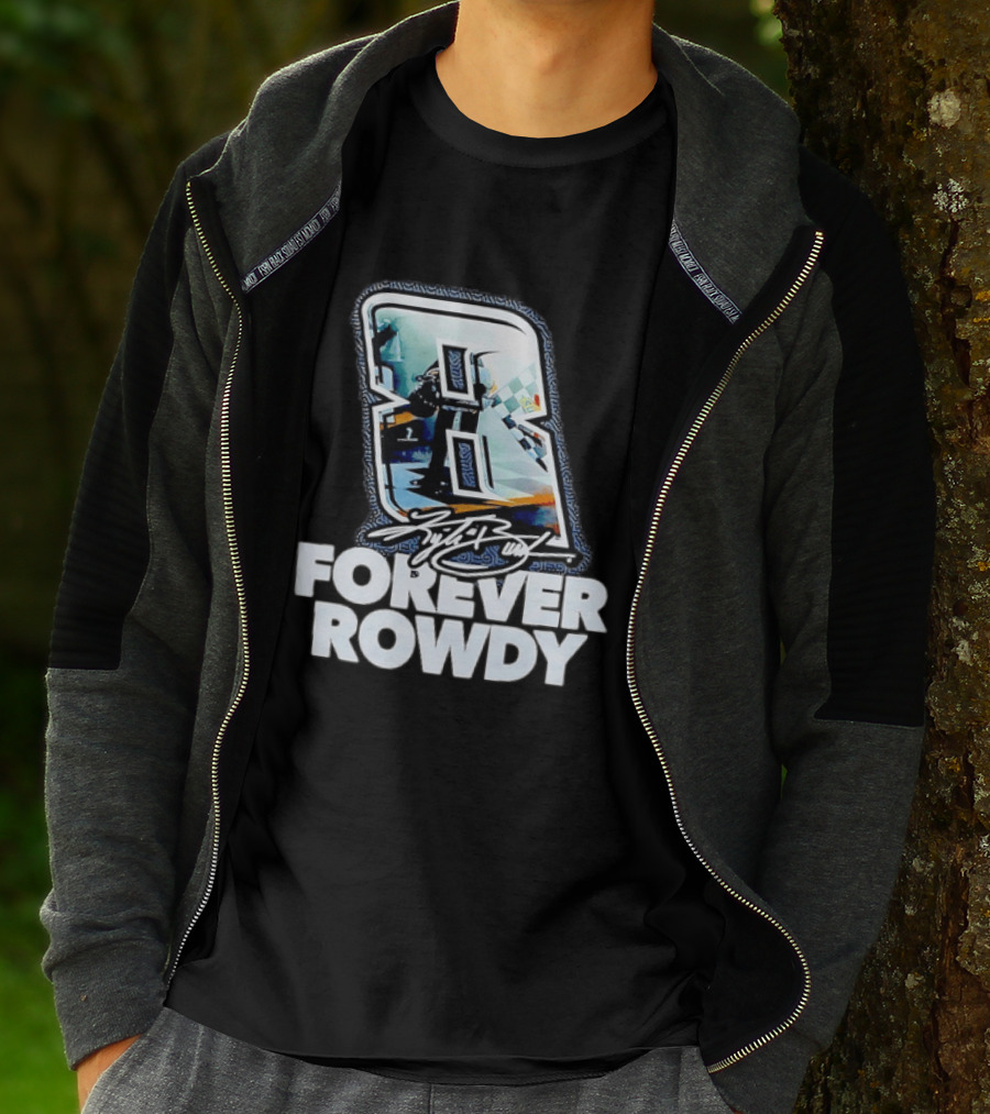 KFB 8 Forever Rowdy NASCAR Racing Plaid T-Shirt