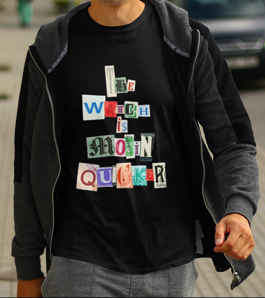The Is Moin Quicker Collage T-Shirt